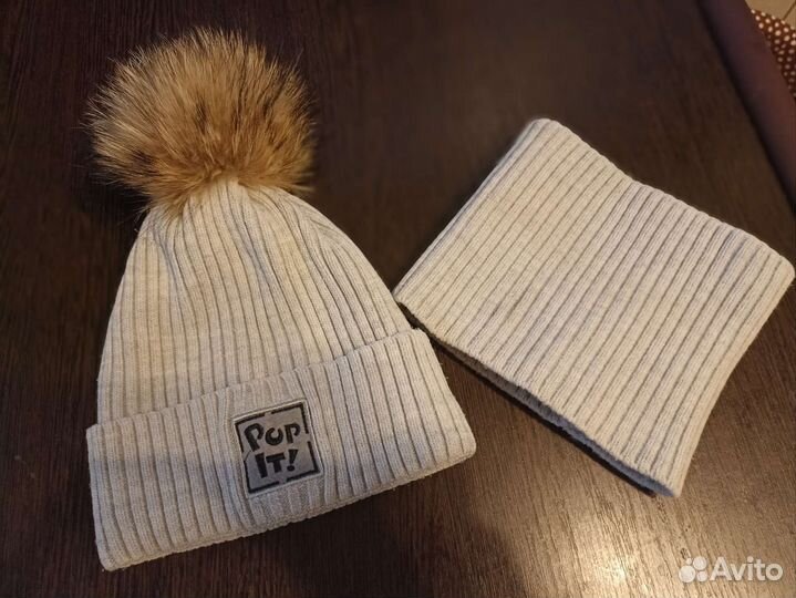 Зимняя шапка и снуд