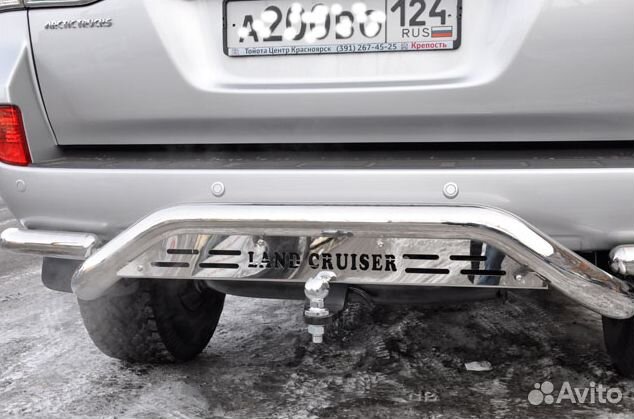 Защита заднего бампера Land Cruiser 200 2008