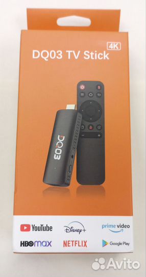 Смарт тв приставка-стик DQ03 2/16гб Android 10