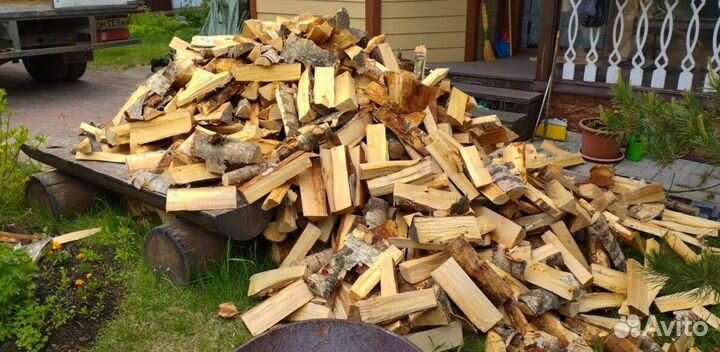 Дрова в укладку