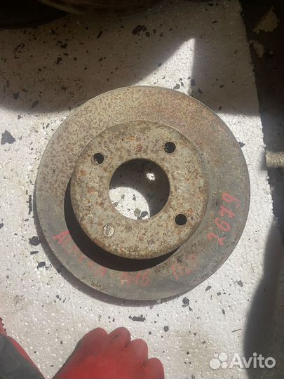 Диск тормозной передний nissan almera n16
