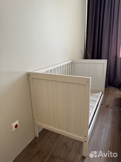 Детская кроватка IKEA сундвик