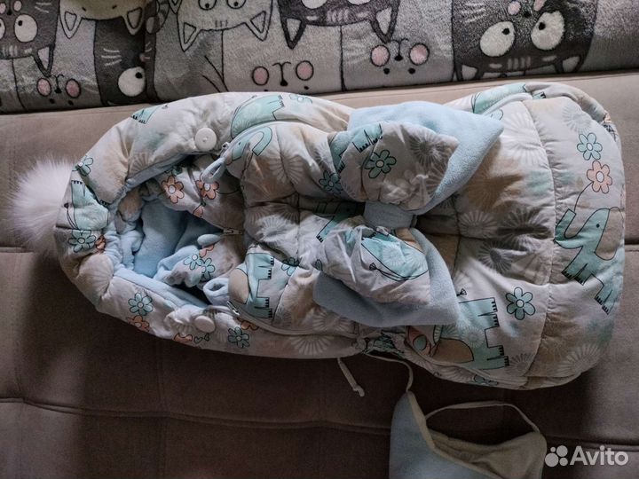 Конверт на выписку зима