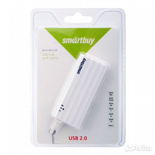 Хаб USB 3.0 Smartbuy с выключателями, 4 порта, суп
