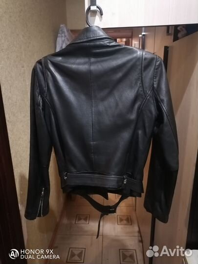 Куртка кожаная женская 46