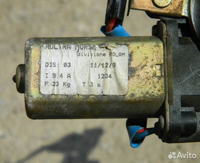 Стеклоподъемник передний правый Fiat Marea Weekend