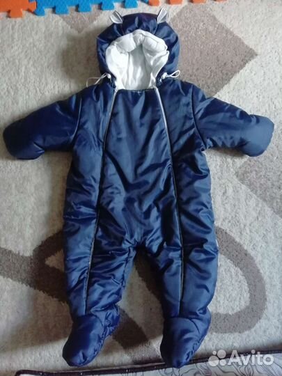 Зимний конверт с комбинезоном