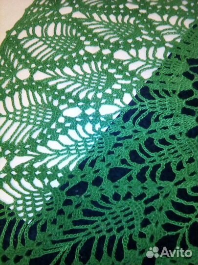 Салфетки для интерьера, зелёные