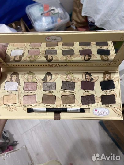 Палетка теней The balm б/у