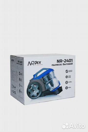 Пылесос nrjex SL158/NR-2401 синий