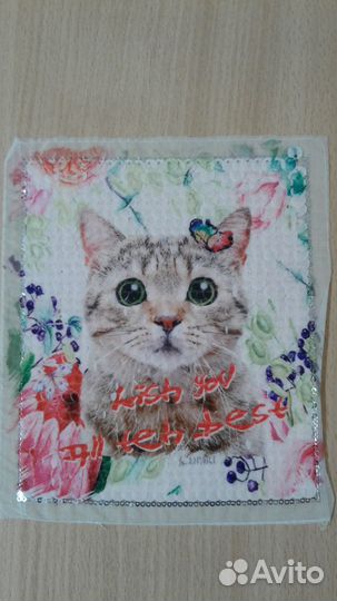 Аппликация из пайеток 