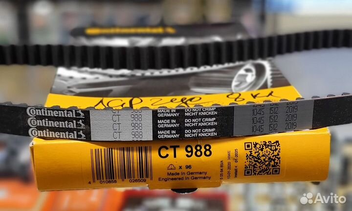 Ремень грм Largus,Logan 8кл K7M 84 л.с. Contitech