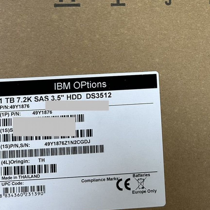 [49Y1876] Жесткий Диск Ibm 1tb 3.5 Ds3512 49y1876