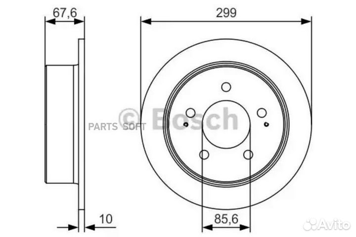Диск тормозной