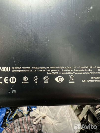 Samsung - сенсорный ультрабук np740u3e