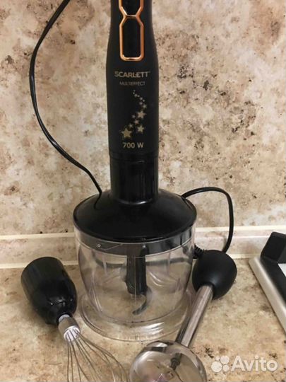 Погружной блендер Scarlett SC-HB42F72 Black