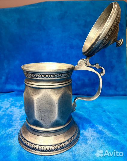 Пивная кружка, подсвечник оловянные
