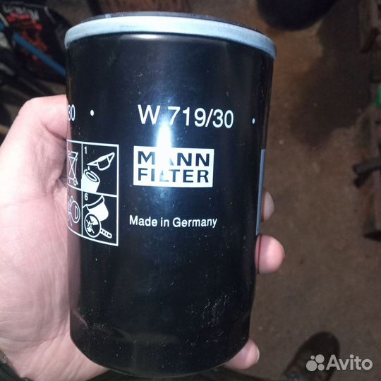 Фильтр масляный mann для VW caddy