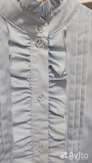 Блузки школьные 122