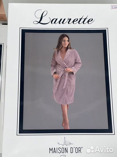 Халат махровый женский