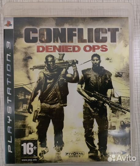 Игра диск ps3 Conflict Denied Ops