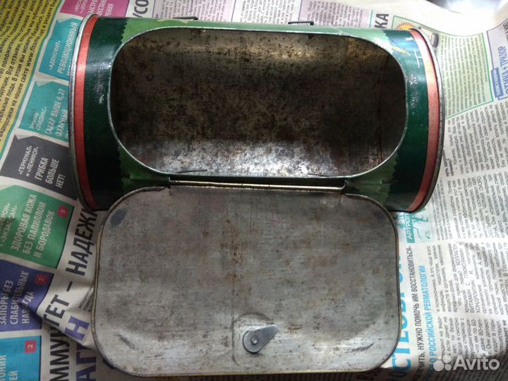 Жестяная коробочка Таллин норма 1958 год