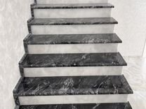 Ступени для лестницы из камня мрамор гранит кварц