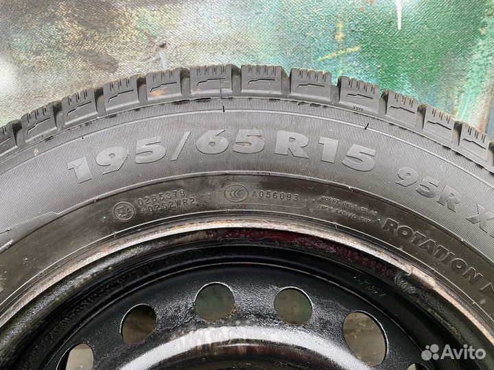 Диски с резиной r15 Renault Nokian nordman rs2