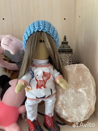 Кукла ручной работы мягкая