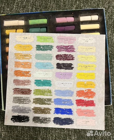 Сухая пастель Art Spectrum, набор из 40 полустиков
