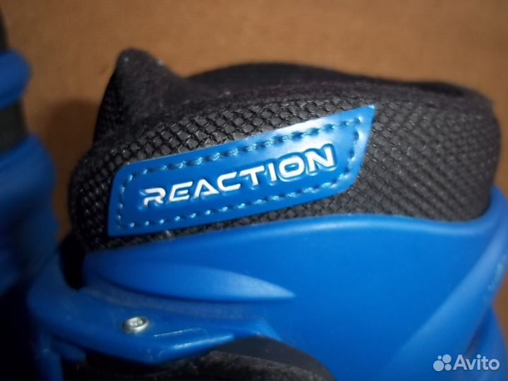 Роликовые коньки детские Reaction размер 32-35