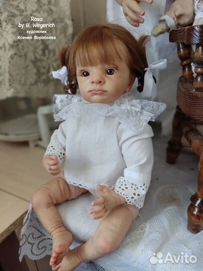 Кукла реборн Роза