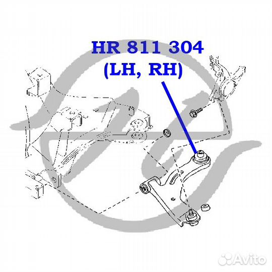С / блок ниж. задний