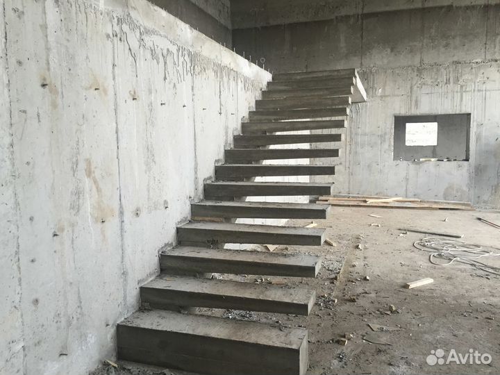 Монолитные бетонные лестницы