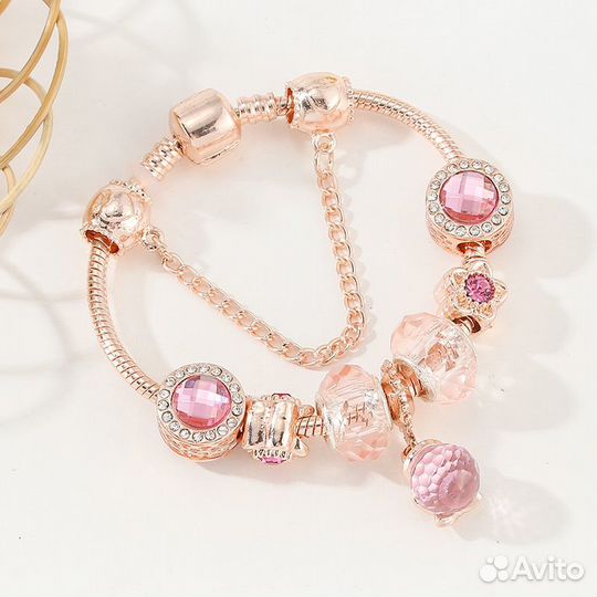 Браслет с шармами 18 см