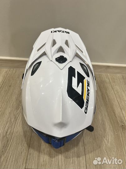 Кроссовый шлем ataki и очки fly