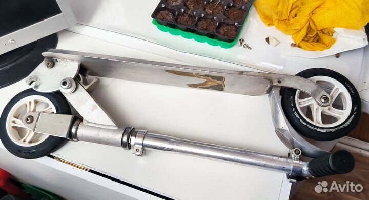 Самокат двухколесный бу