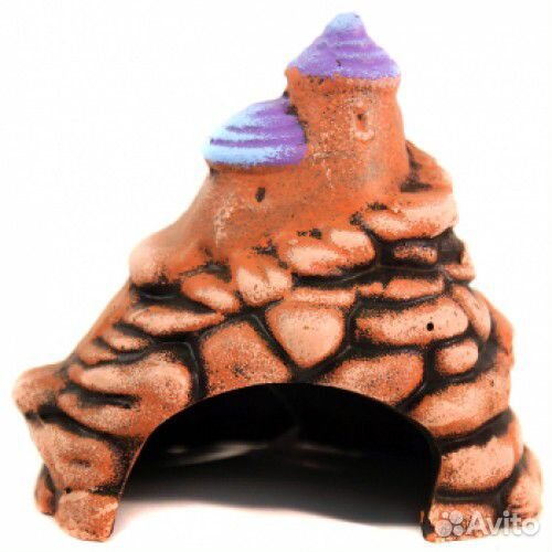 Замок-юла на скале К58 керамика 13*11*12см