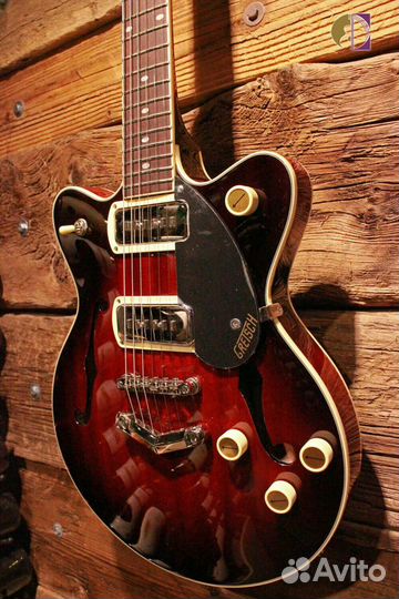 Gretsch G2655-P90 Streamliner Claret Burst