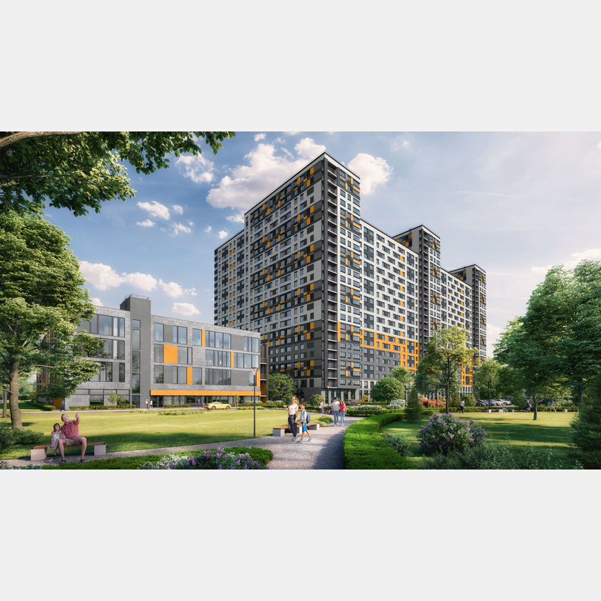 1-к. апартаменты, 41,1 м², 10/24 эт.