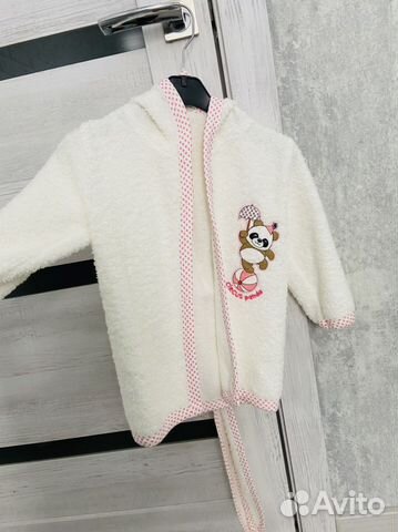 Халат махровый для девочки