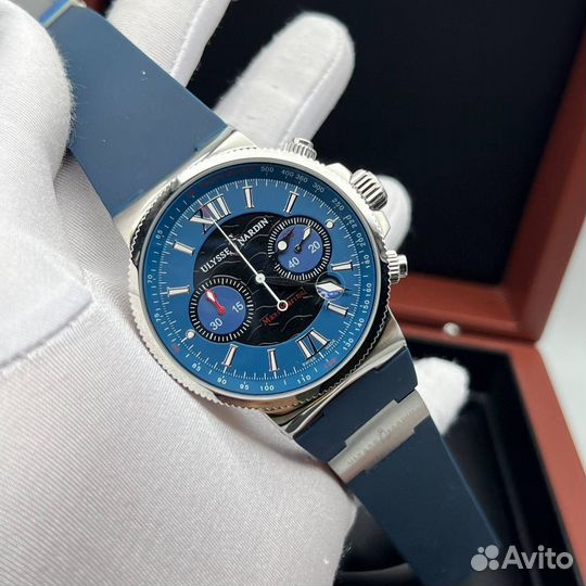 Мужские часы Ulysse Nardin синие