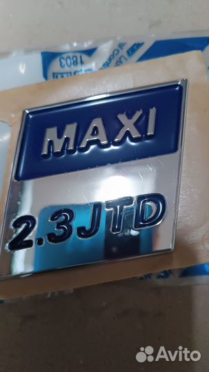 Эмблема Maxi 2.3 JTD шт Fiat