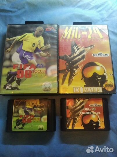 Sega картриджи 90х