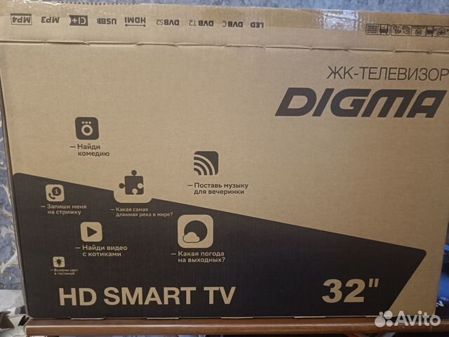 Новый SmartTV Digma DM-Led32sbb25 купить в Санкт-Петербурге ...
