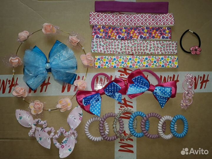Резинки, заколки, ободки для волос