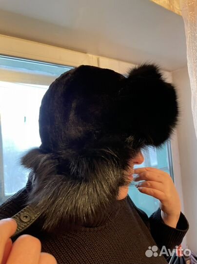 Шапка ушанка женская