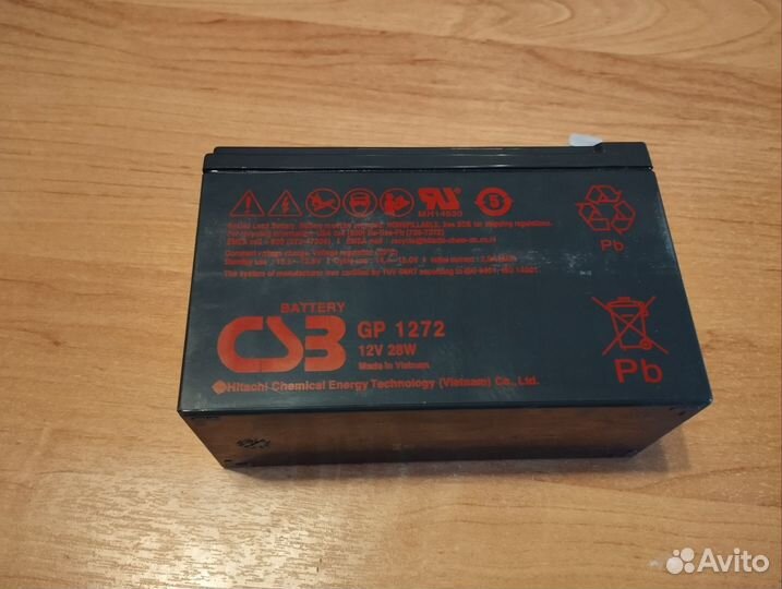 Аккумулятор для ибп 12v GP1272