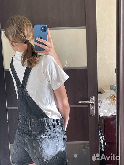 Джинсовый комбинезон