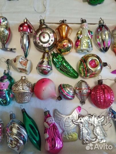 Елочные игрушки СССР